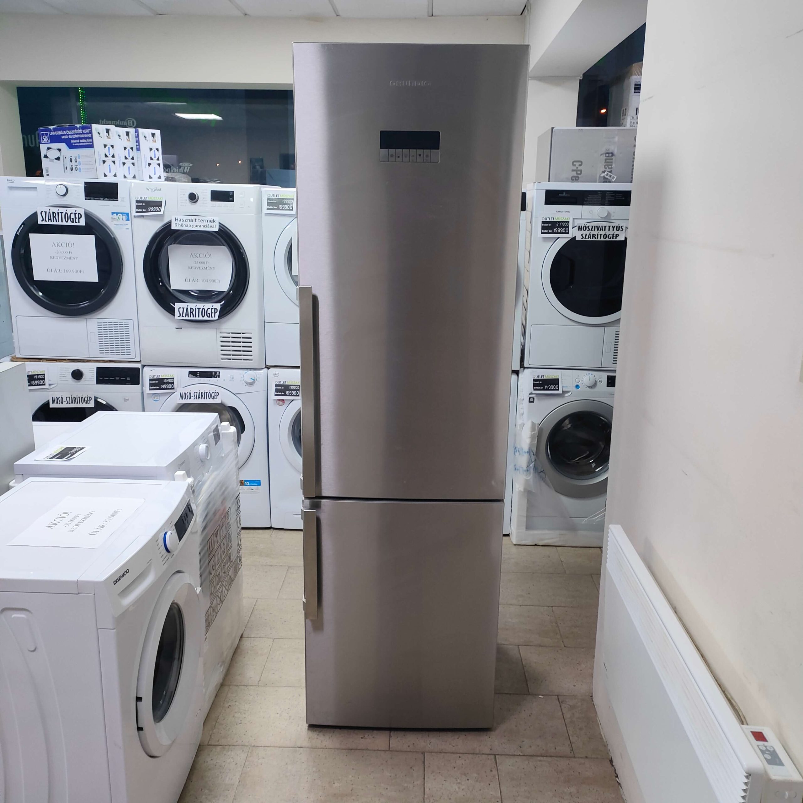 GRUNDIG GKN 16230 FX – Használt hűtő (6 hónap garancia)