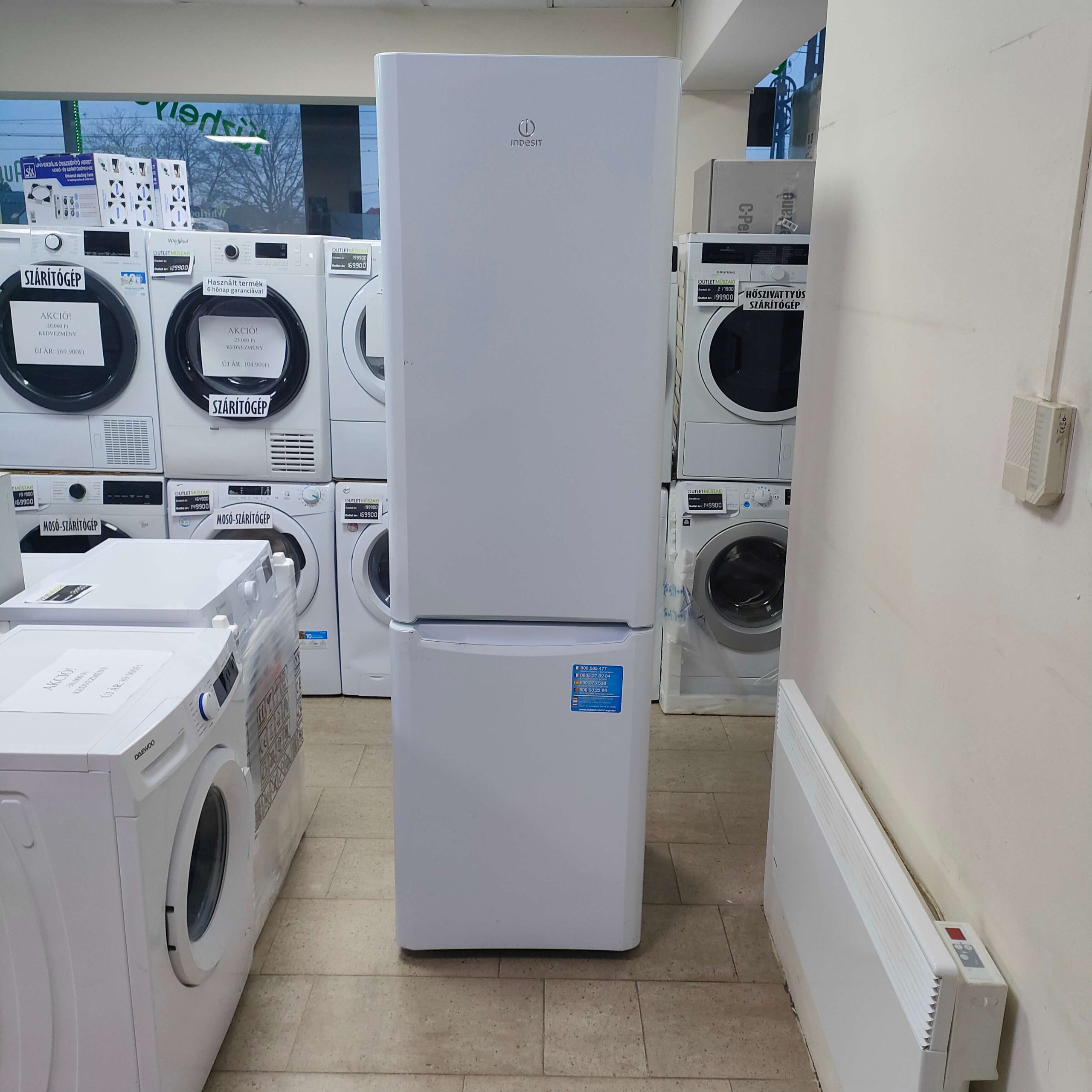 INDESIT BIAAA 14P – Használt kombinált hűtő (6 hónap garancia)